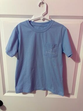 Kids' Short Sleeve Pocket Tee in Sky Blue - Properly Tied